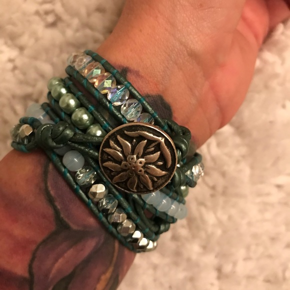 Beautiful hand made Wrap around Bracelet 💙 - Picture 2 of 3